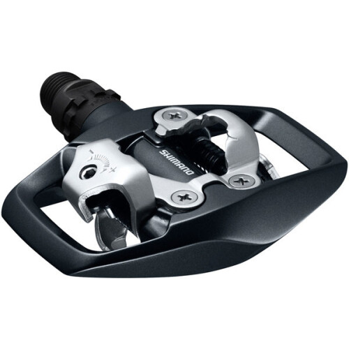 Shimano Pedali Shimano PD-ED500 - Nero/Argento - Strada - Peso 450g