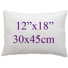 (12x18", Pack of 2) Hollow Fiber Cushion Pads,Inners,Fillers 12",14",16",18",20",22",24",26",28",30"