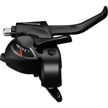 (3X7 Speed, Black) Shimano Altus ST-EF41 EZ Fire Plus STI Set For V-Brakes 2-Finger Lever