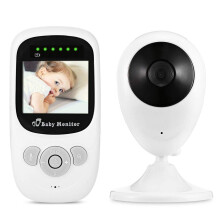Cámara para monitor de bebés con pantalla LCD de 2,4 pulgadas | Cámara de visión nocturna para monitor de bebés