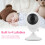 Caméra LCD 2,4 pouces pour Moniteur Bébé | Caméra de vision nocturne pour Moniteur Bébé 3