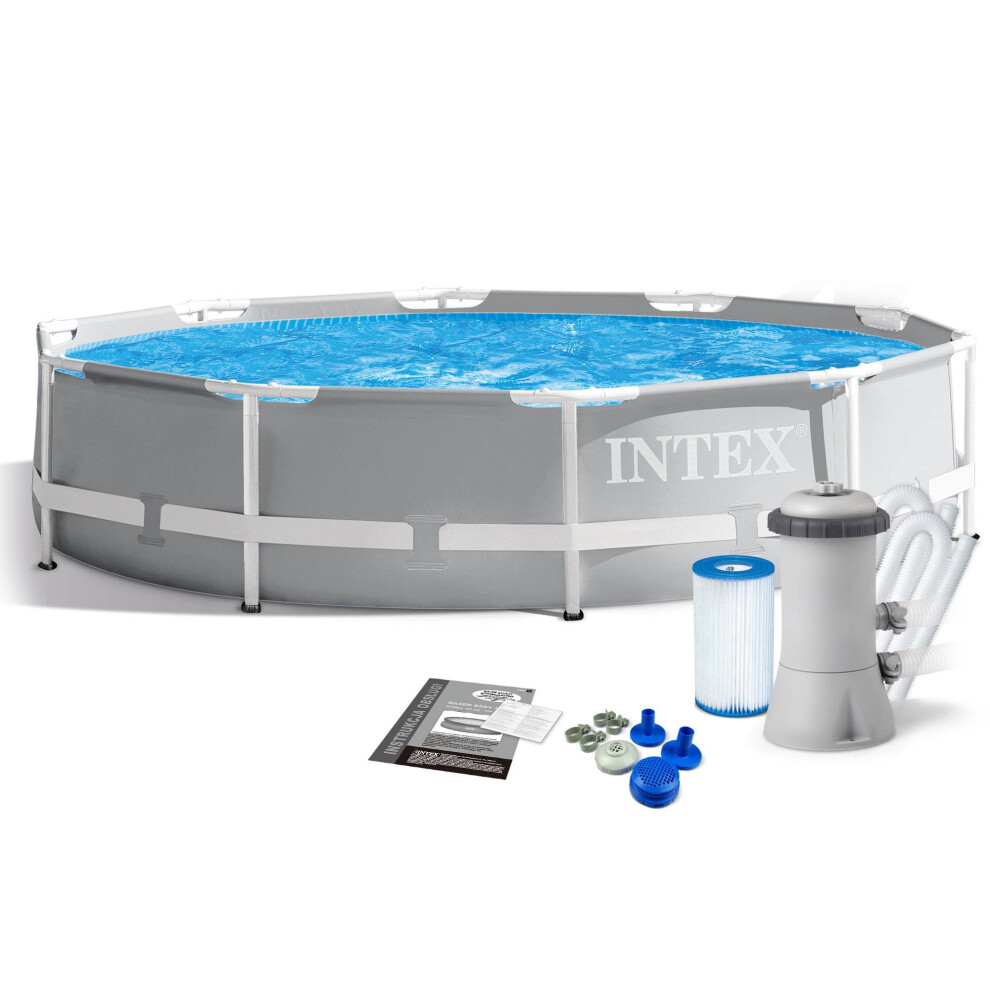 Intex Prism Frame Pool 12ft + Filter Pump