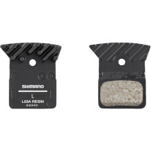 Shimano Spares L03A Resin Disc Brake Pads And Spring Alloy Backed With Cooling Fins