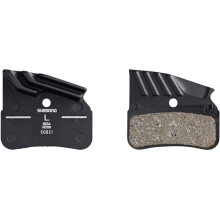 Shimano Spares N03A Disc Pads And Spring Alloy Backed With Cooling Fins Resin