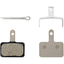 Shimano Spares B01S Disc Brake Pads And Spring, Steel Backed, Resin