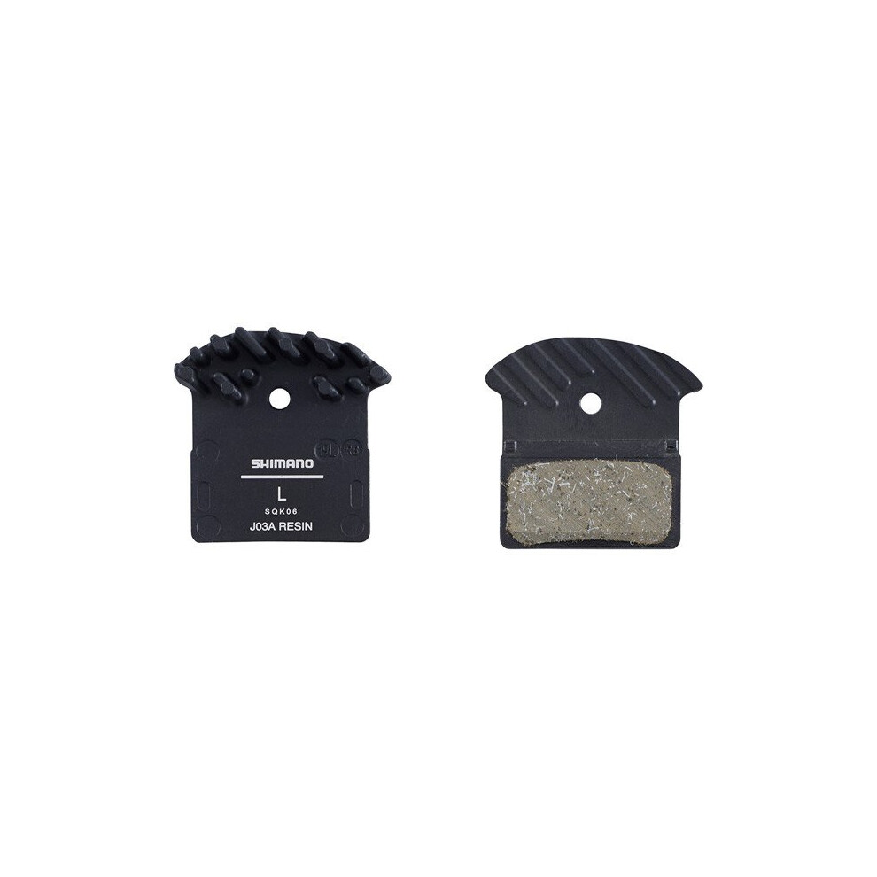 Shimano Spares J03a Disc Brake Pads And Spring Alloy Backed With Cooling Fins Resin