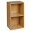 URBN Living (Beech, 2 Tier) URBN LIVING Wooden Bookcase Storage Shelf 1