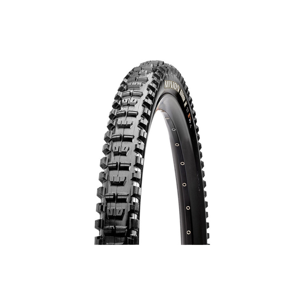 (27.5 X 2.40 WT, Black) Maxxis Minion DHR II DH WT 60 TPI Folding 3C Maxx Grip TR Tyre