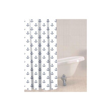 Sabichi Shower Curtain with Anchor Nautical Design