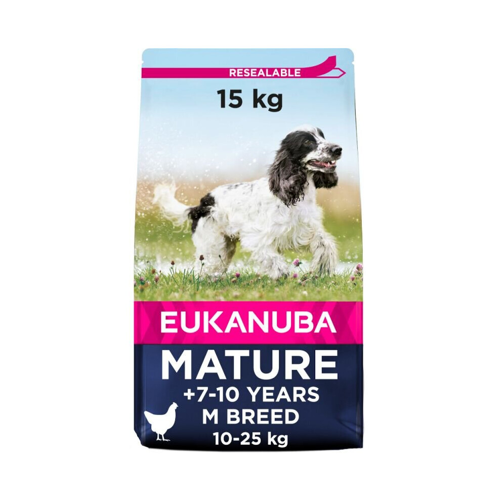 Eukanuba Thriving Mature Medium Breed - Chicken 15 Kg