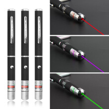 Pack of 3 Laser Pointer Pen Green Blue Violet Red Light Beam Powerful