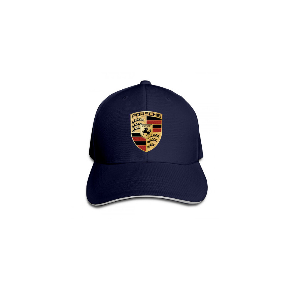 Baseball Porsche Adjustable Cool Hats Dark Blue