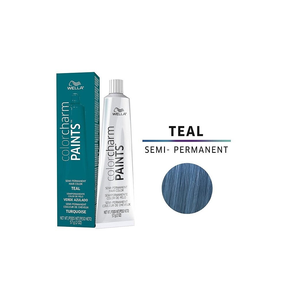 (Teal  ) Wella Color Charm Paints TEAL Semi-Permanent