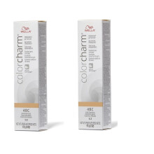 (4BC - Pack of 2) 4BC Iced Espresso Wella Color Charm Permanent Gel