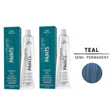(Teal - Pack of 2) Wella Color Charm Paints TEAL Semi-Permanent