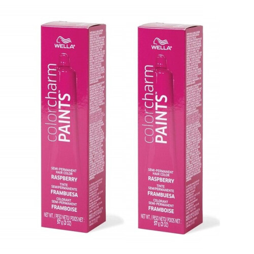 Wella (Raspberry - Pack of 2) Wella Color Charm Paints RASPBERRY Semi-Permanent