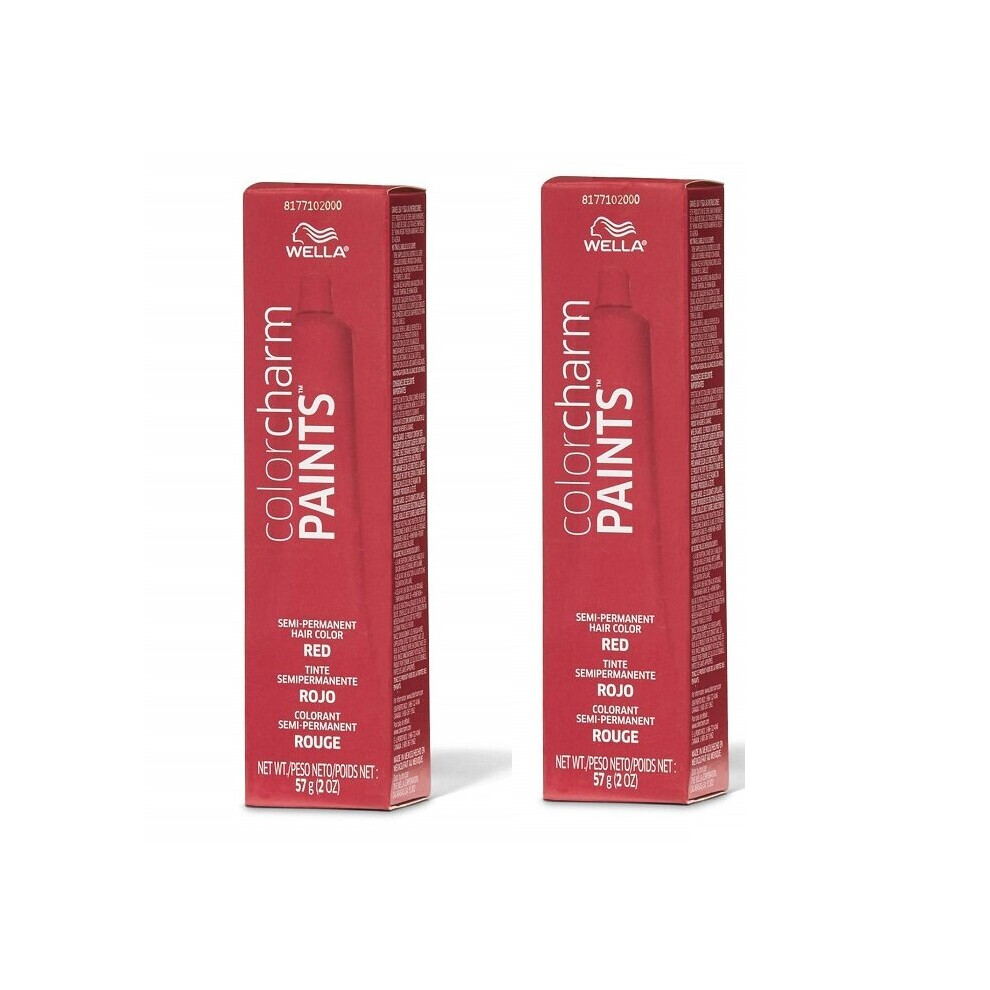 (Red - Pack of 2) Wella Color Charm Paints RED Semi-Permanent
