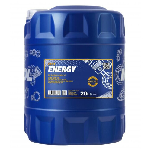 Mannol Energy SAE 5W-30 HC Synthetic Engine Oil - 20L