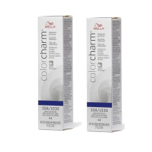 (10 - Pack of 2) 10A/1030 Palest Ash Blonde Wella Color Charm Permanent Gel