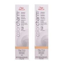(7N - Pack of 2) 7N Medium Natural Blonde Wella Color Charm Permanent Gel