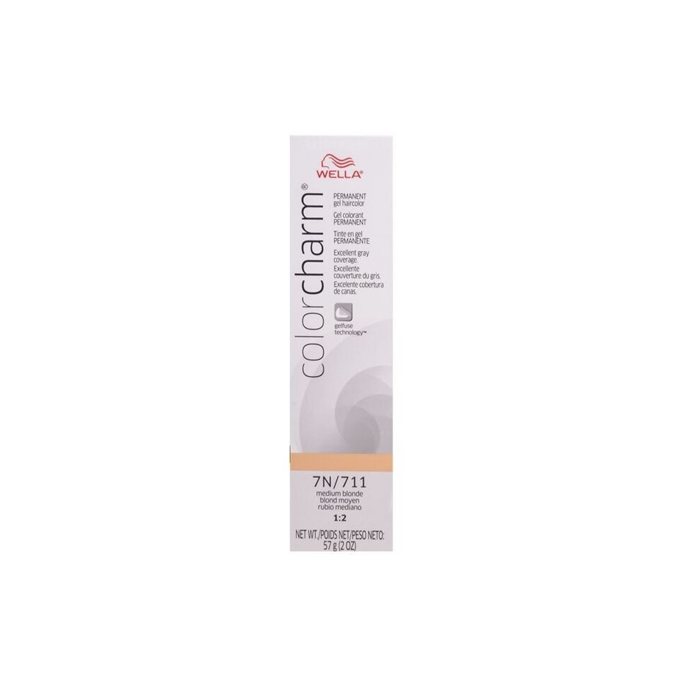 (7N Medium Natural Blonde  ) 7N Medium Natural Blonde Wella Color Charm Permanent Gel