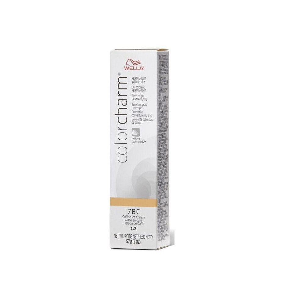 (7BC Coffee Ice Cream  ) 7BC Coffee Ice Cream Wella Color Charm Permanent Gel-image-OPC-P5WWZHZ-NEW