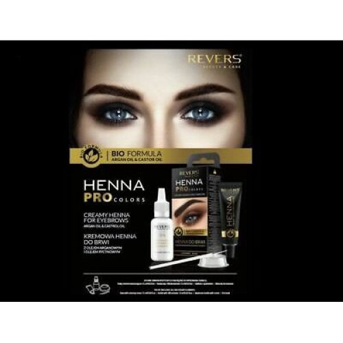 Dye per Capelli Revers con Olio di Argan e Olio di Ricino, Colore Nero 2