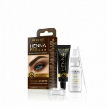Revers Haarfärbemittel mit Argan- und Rizinusöl, Wimpern- und Augenbrauenfarbe, Schwarz