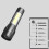 3800LM Mini COB LED USB Flashlight Rechargeable Zoom Focus Cable + Box 4
