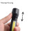 3800LM Mini COB LED USB Flashlight Rechargeable Zoom Focus Cable + Box 5