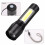 3800LM Mini COB LED USB Flashlight Rechargeable Zoom Focus Cable + Box 6