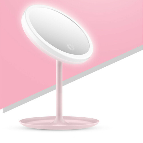 Makeup Mirror with LED Dimmable Lights Vanity Table Lamps Rotation 1