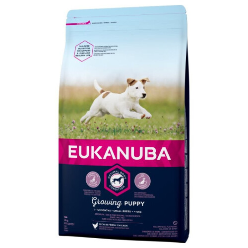 Eukanuba Eukanuba Growing Puppy Small Breed - Chicken Dry Mix 3 kg