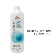 (Activating Lotion (15.4oz) ) Wella Color Charm 5R Chestnut Demi – Permanent Haircolor