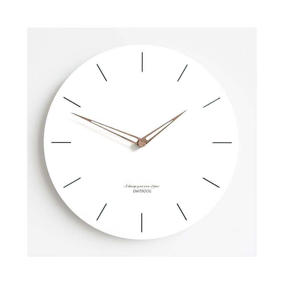 (E) Modern Minimalist Nordic Clock Living Room Home Decoration Accessories Fashion Atmosphere Mute Quartz Wall Clocks