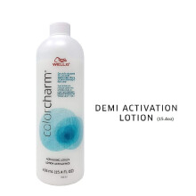 (Activating Lotion (15.4oz) ) Wella Color Charm 6W Dark Sand Demi – Permanent Haircolor
