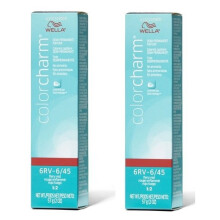 (6RV – pack of 2) Wella Color Charm 6RV Fiery Red Demi – Permanent Haircolor