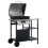 VidaXL vidaXL Gas BBQ Freestanding Grill with 3-layer Side Table Black and Silver 2