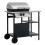 VidaXL vidaXL Gas BBQ Freestanding Grill with 3-layer Side Table Black and Silver 1