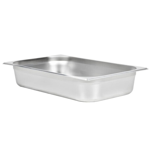 VidaXL vidaXL 4x Gastronorm Container GN 1/1 100mm Stainless Steel Stackable Tray Pan 2