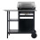 VidaXL vidaXL Gas BBQ Freestanding Grill with 3-layer Side Table Black and Silver 4