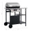 VidaXL vidaXL Gas BBQ Freestanding Grill with 3-layer Side Table Black and Silver 8