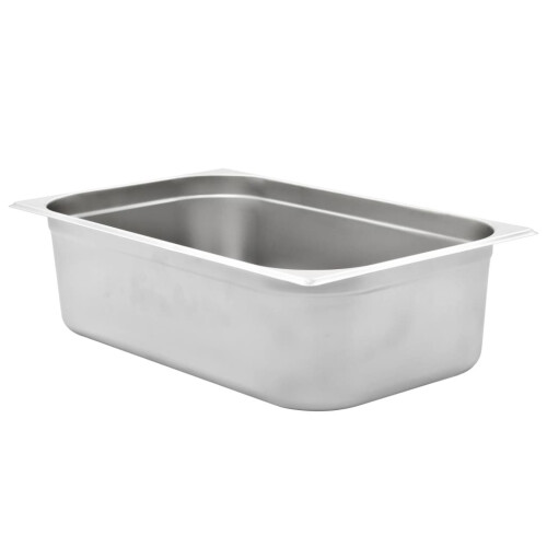 VidaXL vidaXL 2x Gastronorm Containers GN 1/1 150mm Stainless Steel Stackable Tray 2