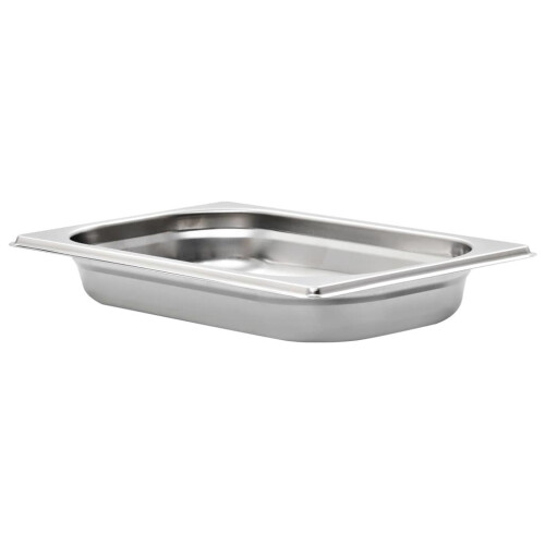 VidaXL vidaXL 12x Gastronorm Containers GN 1/4 40mm Stainless Steel Stackable Tray 2