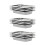 VidaXL vidaXL 12x Gastronorm Containers GN 1/4 40mm Stainless Steel Stackable Tray 1