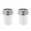 VidaXL vidaXL 8x Gastronorm Containers GN 1/6 200mm Stainless Steel Stackable Tray 1