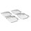VidaXL vidaXL 8x Gastronorm Containers GN 1/2 40mm Stainless Steel Stackable Tray 2