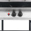VidaXL vidaXL Gas BBQ Freestanding Grill with 3-layer Side Table Black and Silver 5