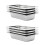 VidaXL vidaXL 8x Gastronorm Containers GN 1/3 65mm Stainless Steel Stackable Tray 1