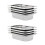VidaXL vidaXL 8x Gastronorm Containers GN 1/4 65mm Stainless Steel Stackable Tray 1